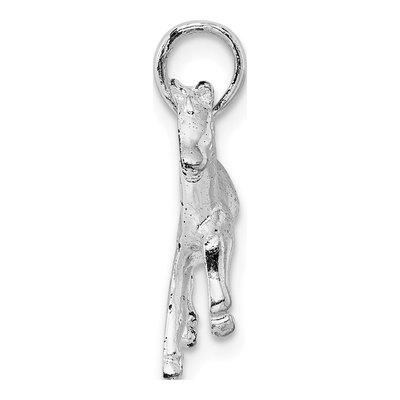 Sterling Silver Galloping Horse Pendant – view 3
