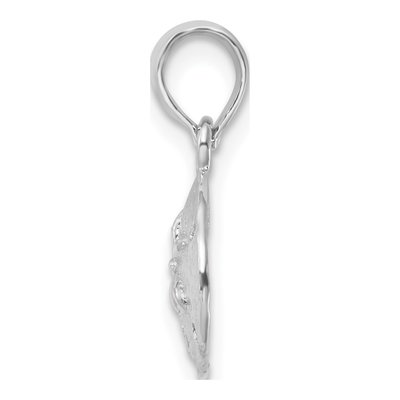 Sterling Silver Small Sand Dollar Pendant – view 3