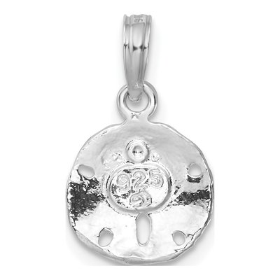Sterling Silver Small Sand Dollar Pendant – view 4