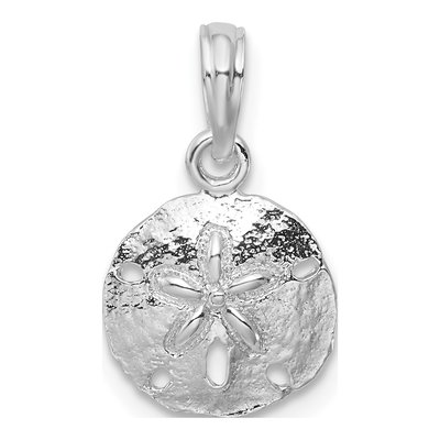 Sterling Silver Small Sand Dollar Pendant
