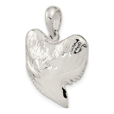 Sterling Silver Shark Tooth Pendant – view 5