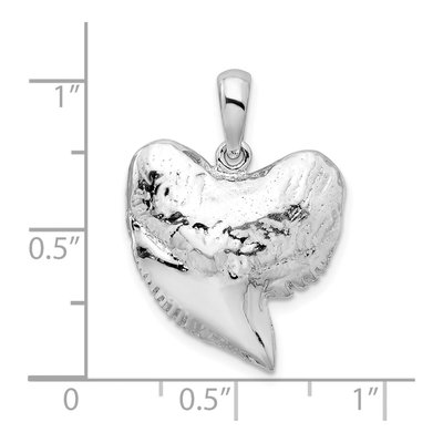 Sterling Silver Shark Tooth Pendant – view 6