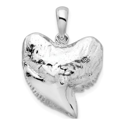 Sterling Silver Shark Tooth Pendant