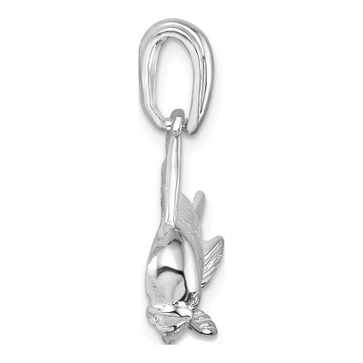 Sterling Silver Mahi-Mahi Fish Pendant – view 3