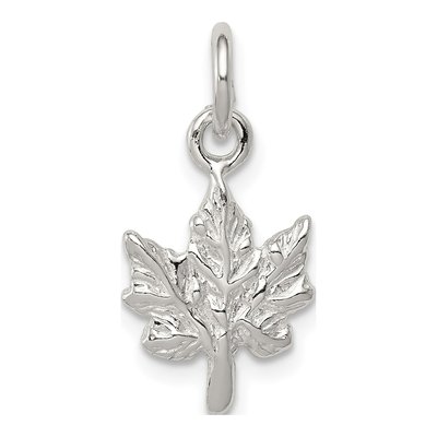 Sterling Silver Maple Leaf Pendant