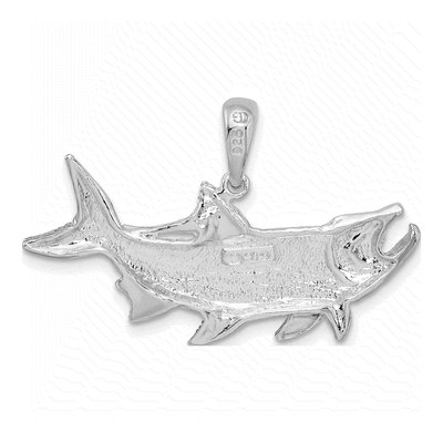 Sterling Silver Tarpon Fish Pendant – view 4