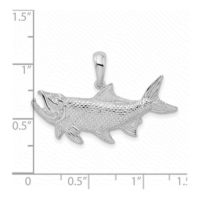 Sterling Silver Tarpon Fish Pendant – view 5