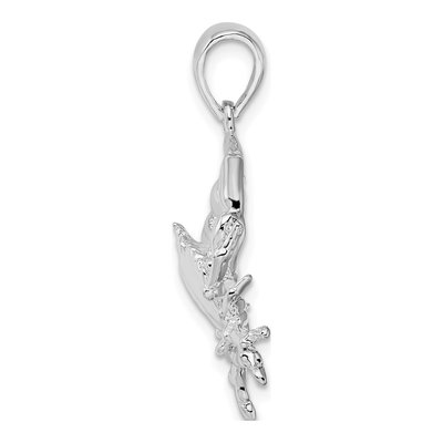 Sterling Silver Crab Pendant – view 3