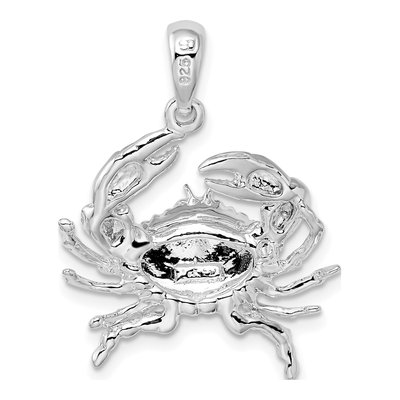 Sterling Silver Crab Pendant – view 4