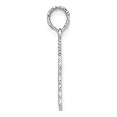 Sterling Silver Lace Trim Cross Pendant – view 3