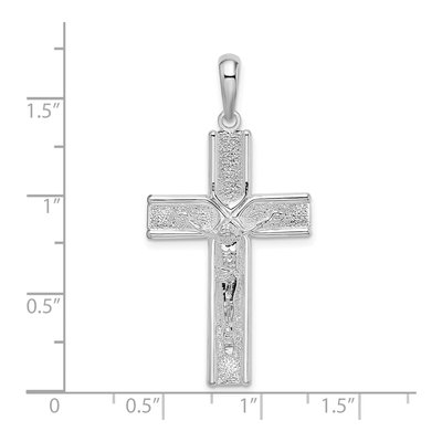 Sterling Silver Crucifix Pendant – view 4