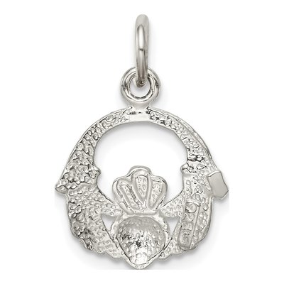 Sterling Silver Claddagh Pendant – view 5