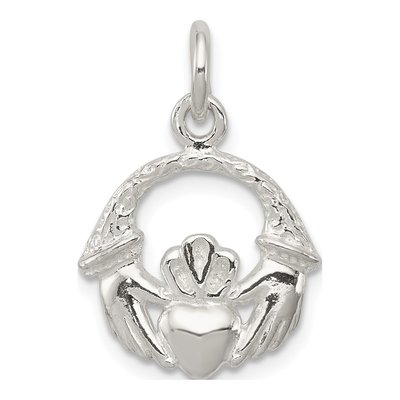 Sterling Silver Claddagh Pendant