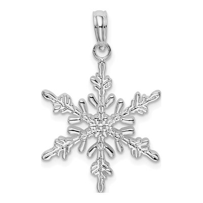 Sterling Silver Snowflake Pendant
