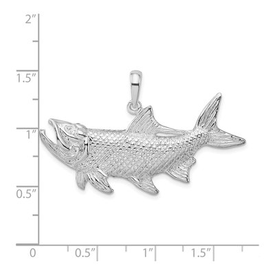 Sterling Silver Tarpon Fish Pendant – view 4