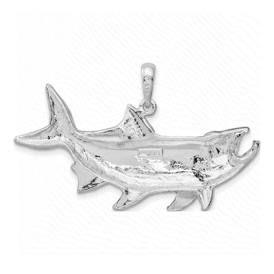 Sterling Silver Tarpon Fish Pendant – view 5