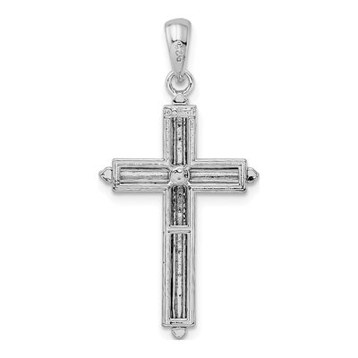 Sterling Silver Cross Frame Pendant – view 5