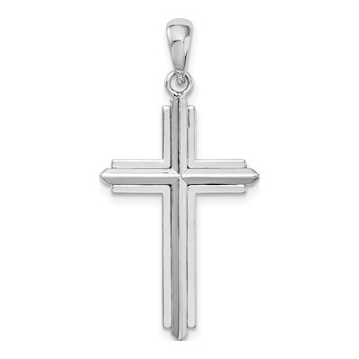 Sterling Silver Cross Frame Pendant