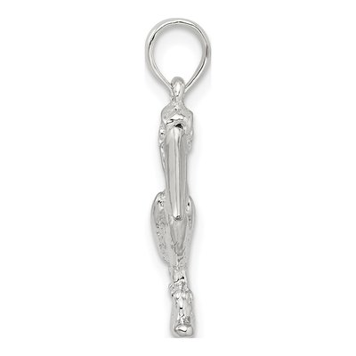 Sterling Silver 3D Pelican Pendant – view 3