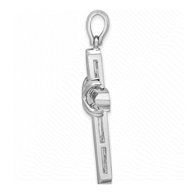 Sterling Silver Small Cross Pendant – view 3