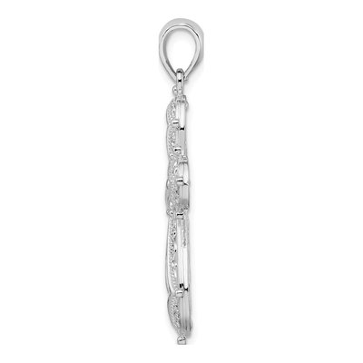 Sterling Silver Filigree Cross Pendant – view 3