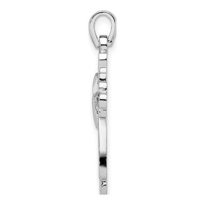 Sterling Silver Cut-Out Cross Pendant – view 3