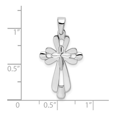 Sterling Silver Cut-Out Cross Pendant – view 4