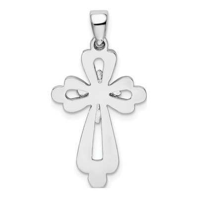 Sterling Silver Cut-Out Cross Pendant – view 5