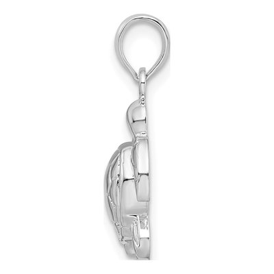 Sterling Silver Sea Turtle Pendant – view 3