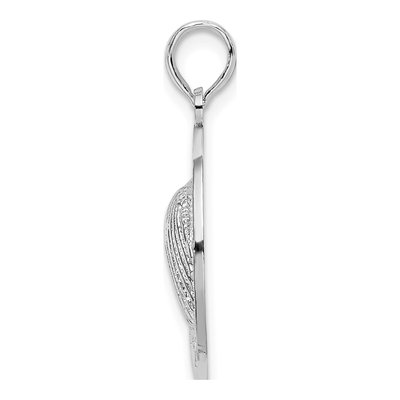 Sterling Silver Jamaica Shell Circle Pendant – view 3