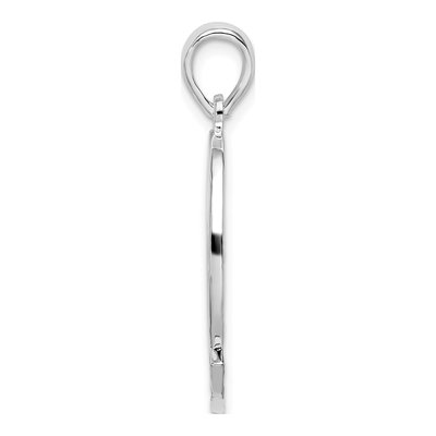 Sterling Silver Dolphin Sunset Pendant – view 3