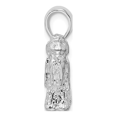 Sterling Silver Shih Tzu Dog Pendant – view 3