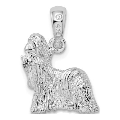Sterling Silver Shih Tzu Dog Pendant – view 5