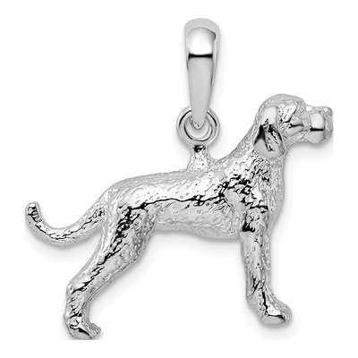 Sterling Silver English Pointer Dog Pendant