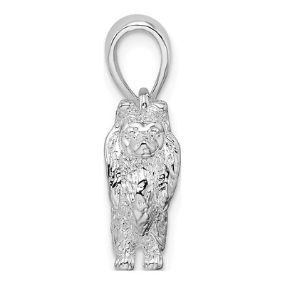 Sterling Silver 3D Shetland Sheepdog Pendant – view 3