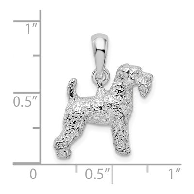 Sterling Silver Welsh Terrier Pendant – view 4