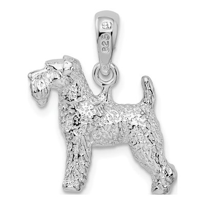Sterling Silver Welsh Terrier Pendant – view 5