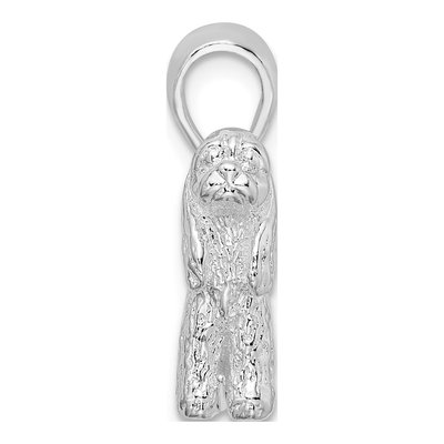 Sterling Silver Cocker Spaniel Dog Pendant – view 3