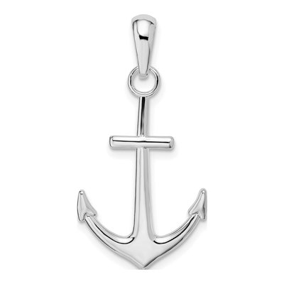 Sterling Silver Anchor Pendant