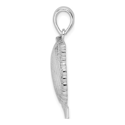Sterling Silver Scallop Shell Pendant | De-Ani – view 3