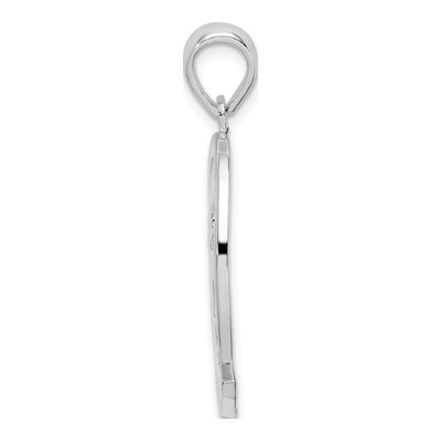 Sterling Silver Dolphin Sunset Pendant – view 3