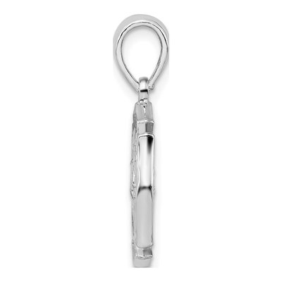 Sterling Silver Fireman Medal Pendant – view 3