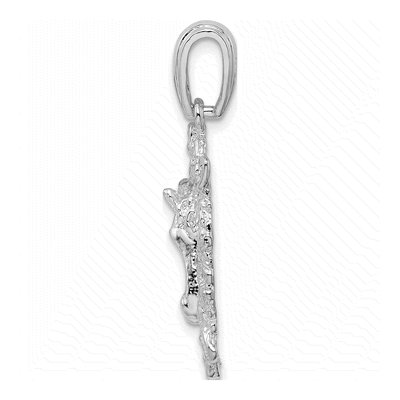 Sterling Silver Horse Head Wreath Pendant – view 3