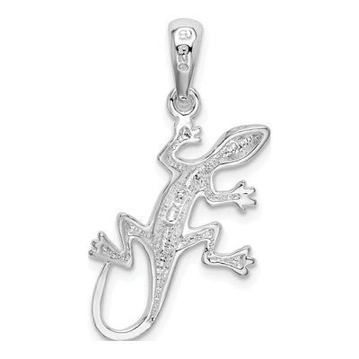 Sterling Silver Gecko Pendant – view 5