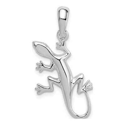 Sterling Silver Gecko Pendant