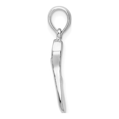 Sterling Silver Scuba Flipper Pendant – view 3