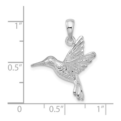 Sterling Silver Hummingbird Pendant – view 4