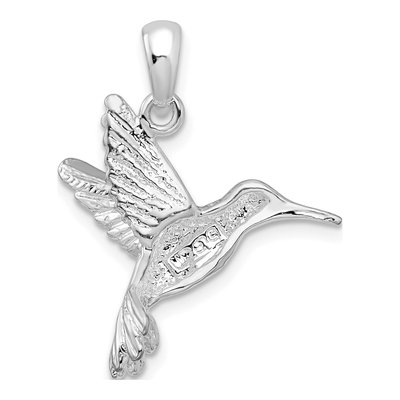 Sterling Silver Hummingbird Pendant – view 5
