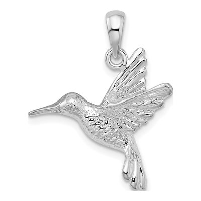 Sterling Silver Hummingbird Pendant