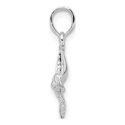 Sterling Silver Hummingbird Pendant – view 3
